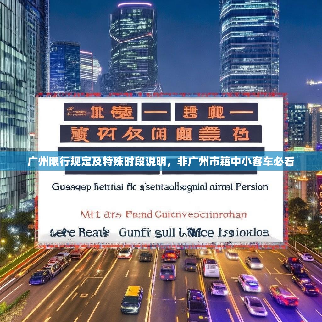 广州限行规定及特殊时段说明，非广州市籍中小客车必看