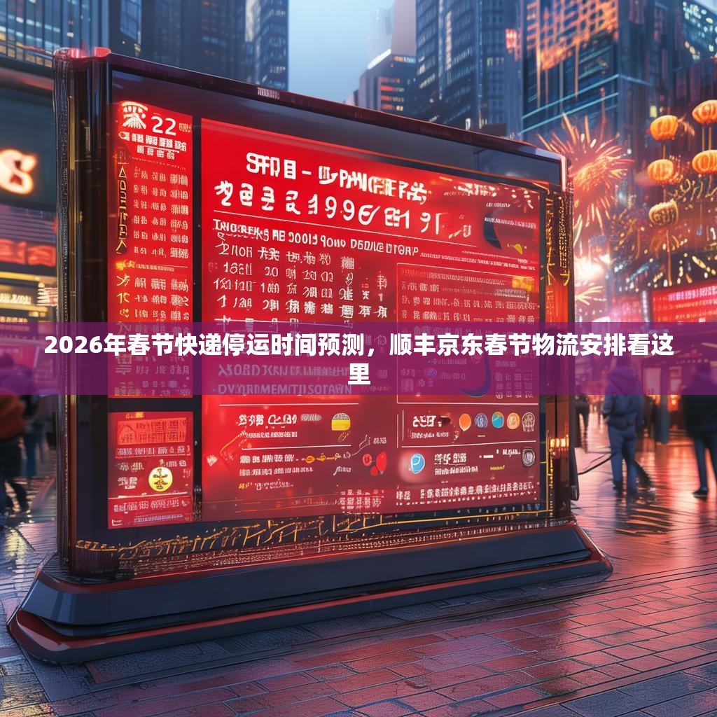 2026年春节快递停运时间预测，顺丰京东春节物流安排看这里