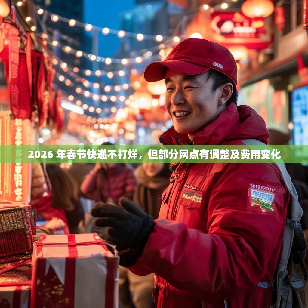2026 年春节快递不打烊，但部分网点有调整及费用变化