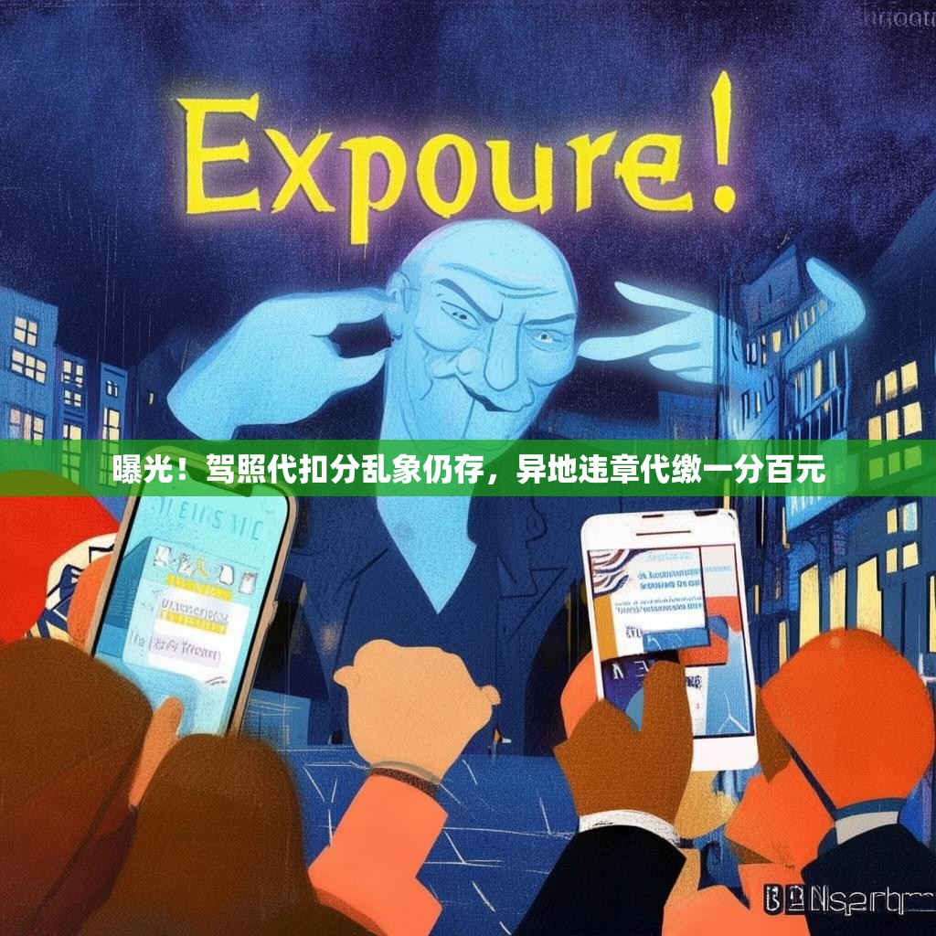 曝光！驾照代扣分乱象仍存，异地违章代缴一分百元