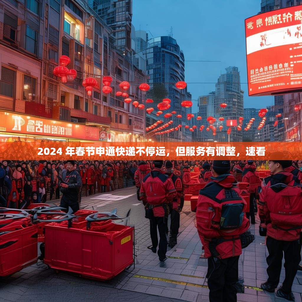 2024 年春节申通快递不停运，但服务有调整，速看
