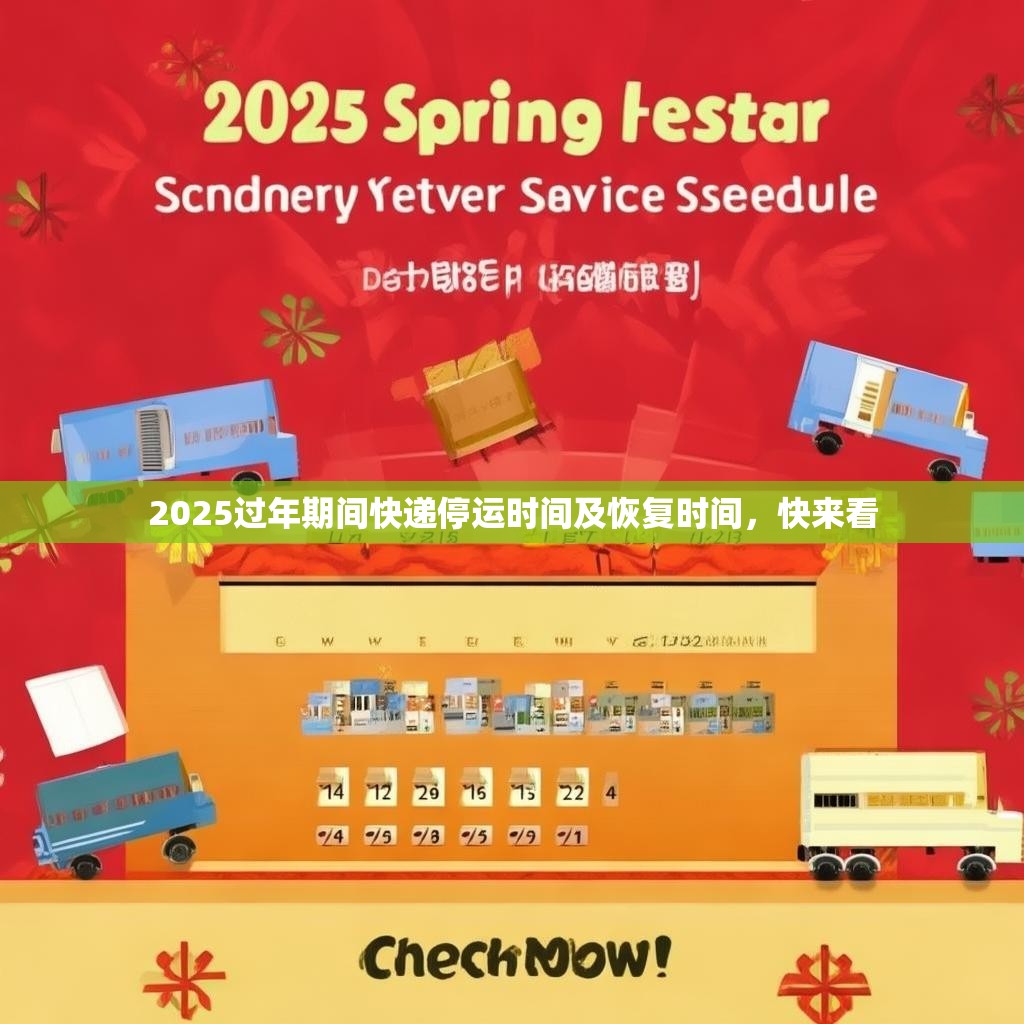2025过年期间快递停运时间及恢复时间，快来看