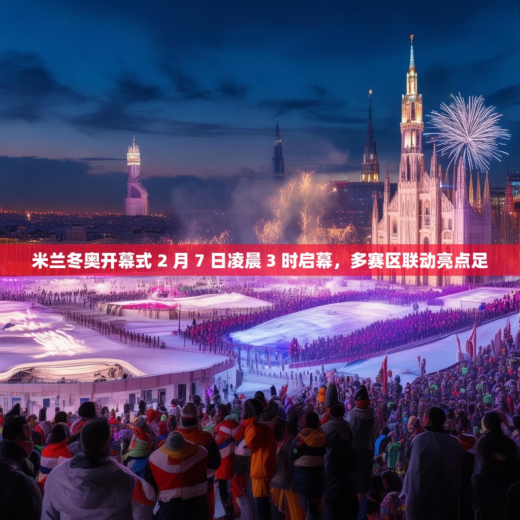 米兰冬奥开幕式 2 月 7 日凌晨 3 时启幕，多赛区联动亮点足
