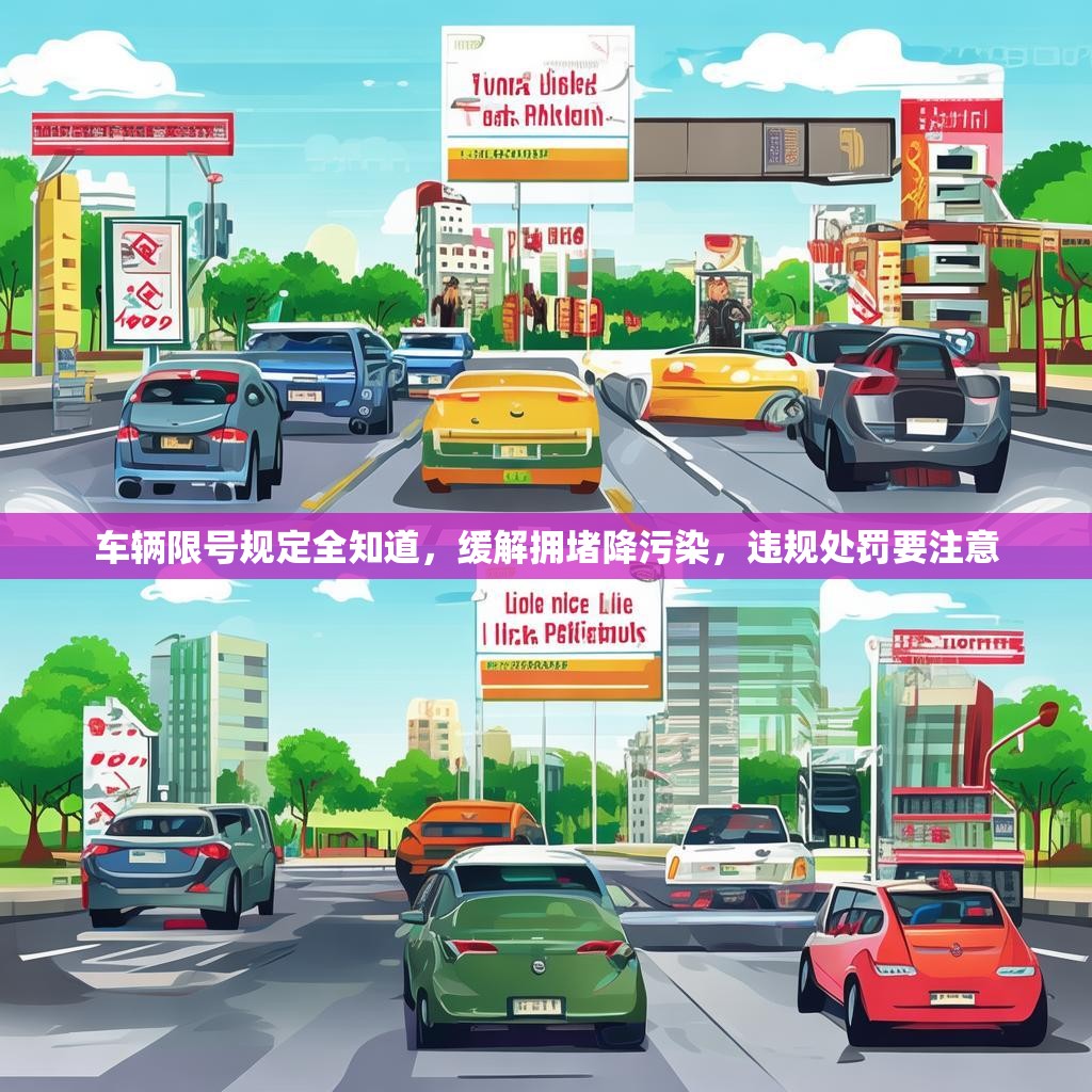 车辆限号规定全知道,缓解拥堵降污染,违规处罚要注意