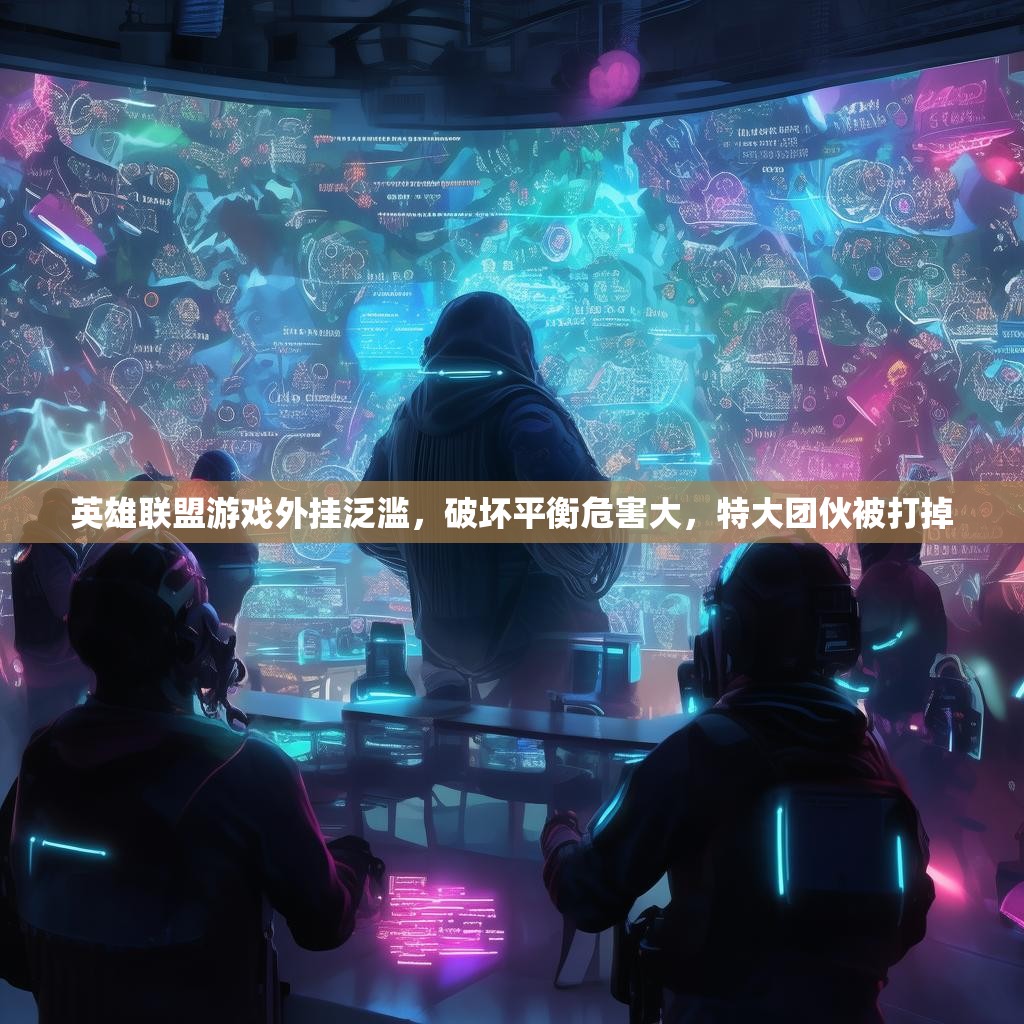 英雄联盟游戏外挂泛滥,破坏平衡危害大,特大团伙被打掉