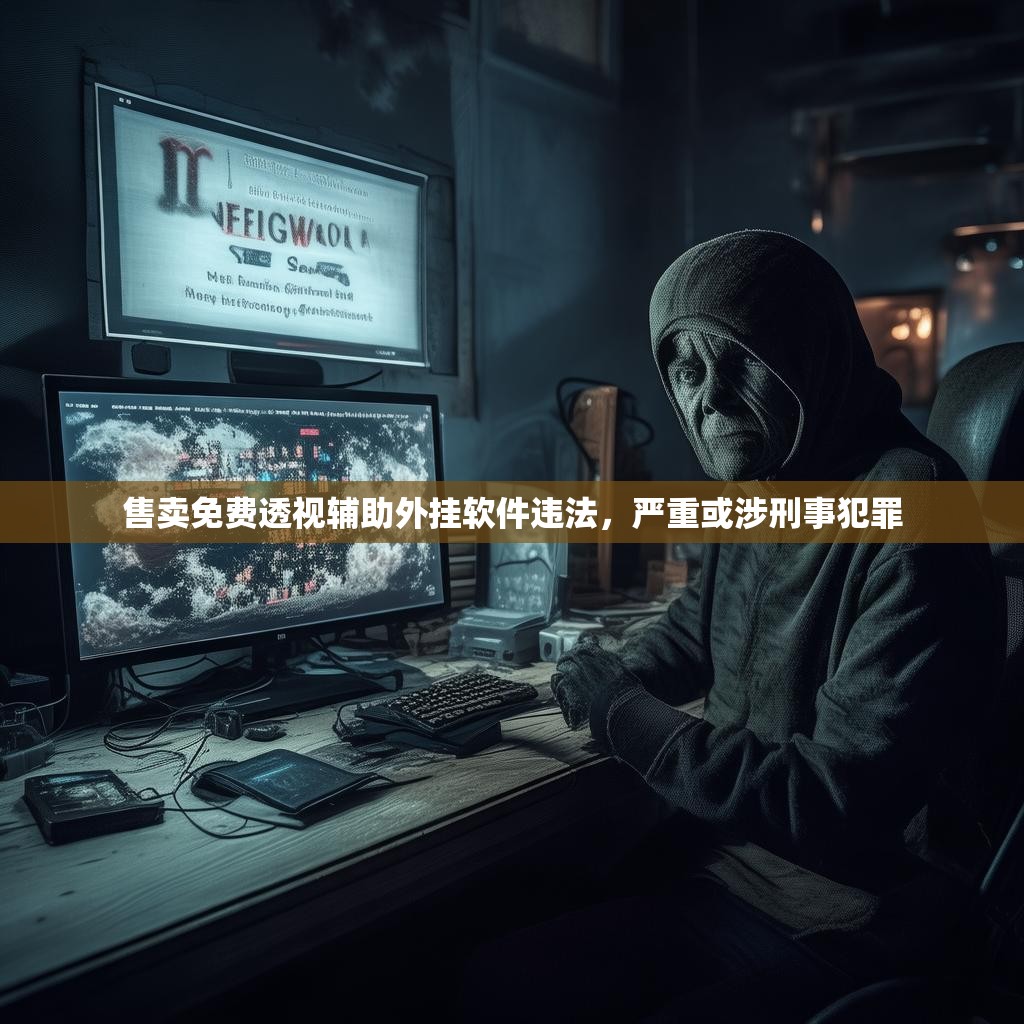 售卖免费透视辅助外挂软件违法，严重或涉刑事犯罪