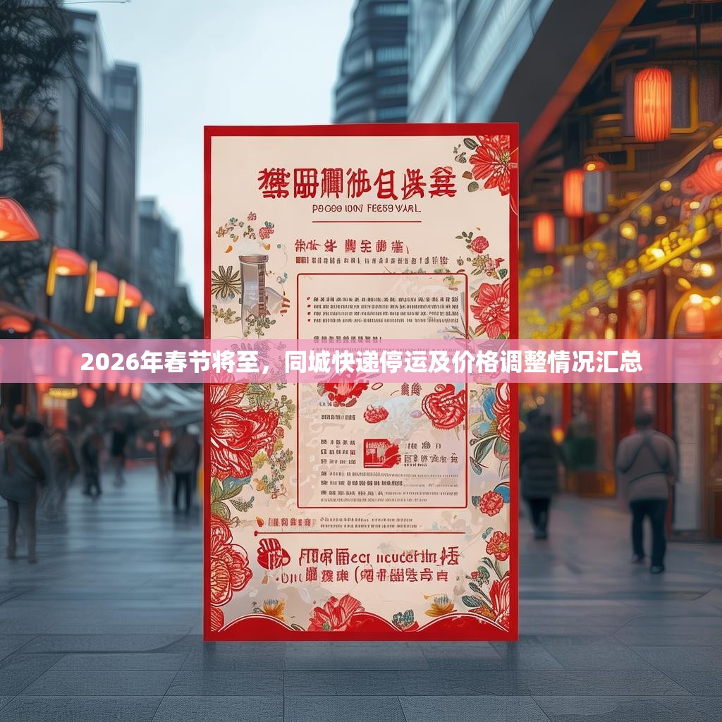 2026年春节将至,同城快递停运及价格调整情况汇总