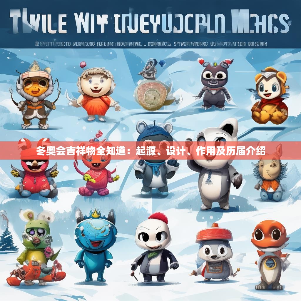 冬奥会吉祥物全知道：起源、设计、作用及历届介绍