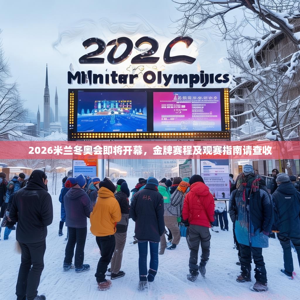 2026米兰冬奥会即将开幕，金牌赛程及观赛指南请查收