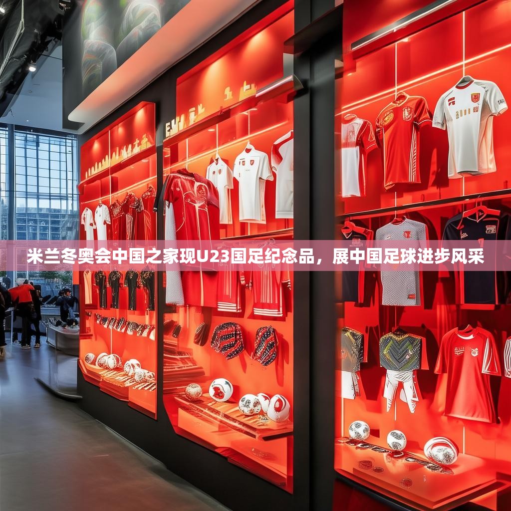 米兰冬奥会中国之家现U23国足纪念品，展中国足球进步风采