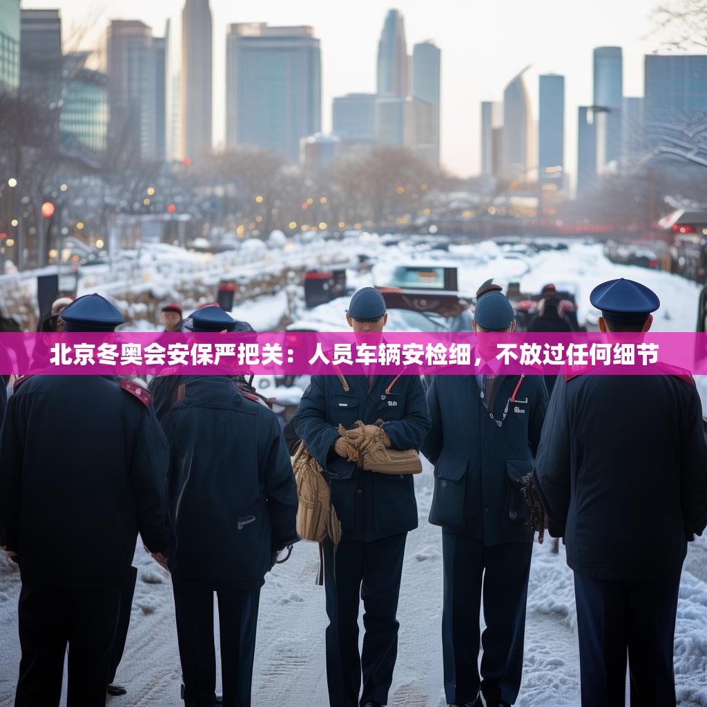 北京冬奥会安保严把关：人员车辆安检细，不放过任何细节