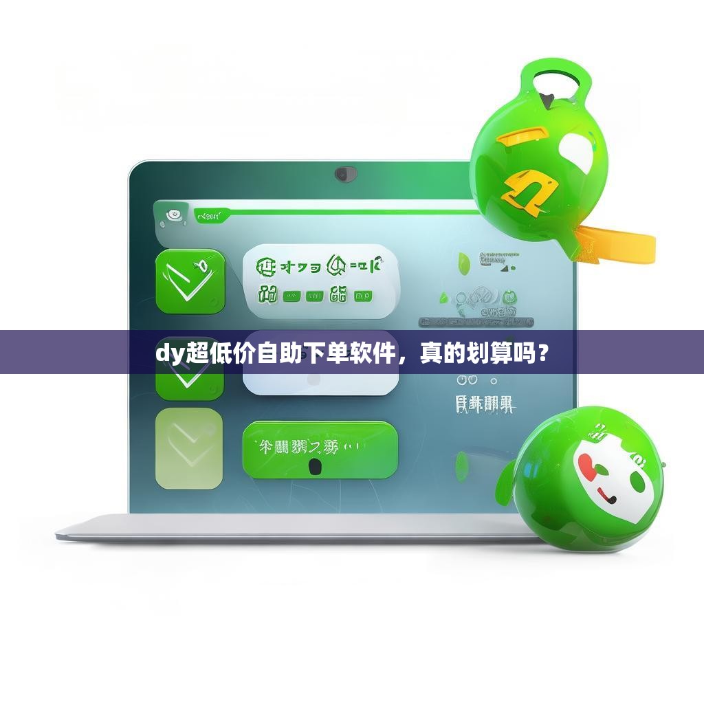 dy超低价自助下单软件，真的划算吗？
