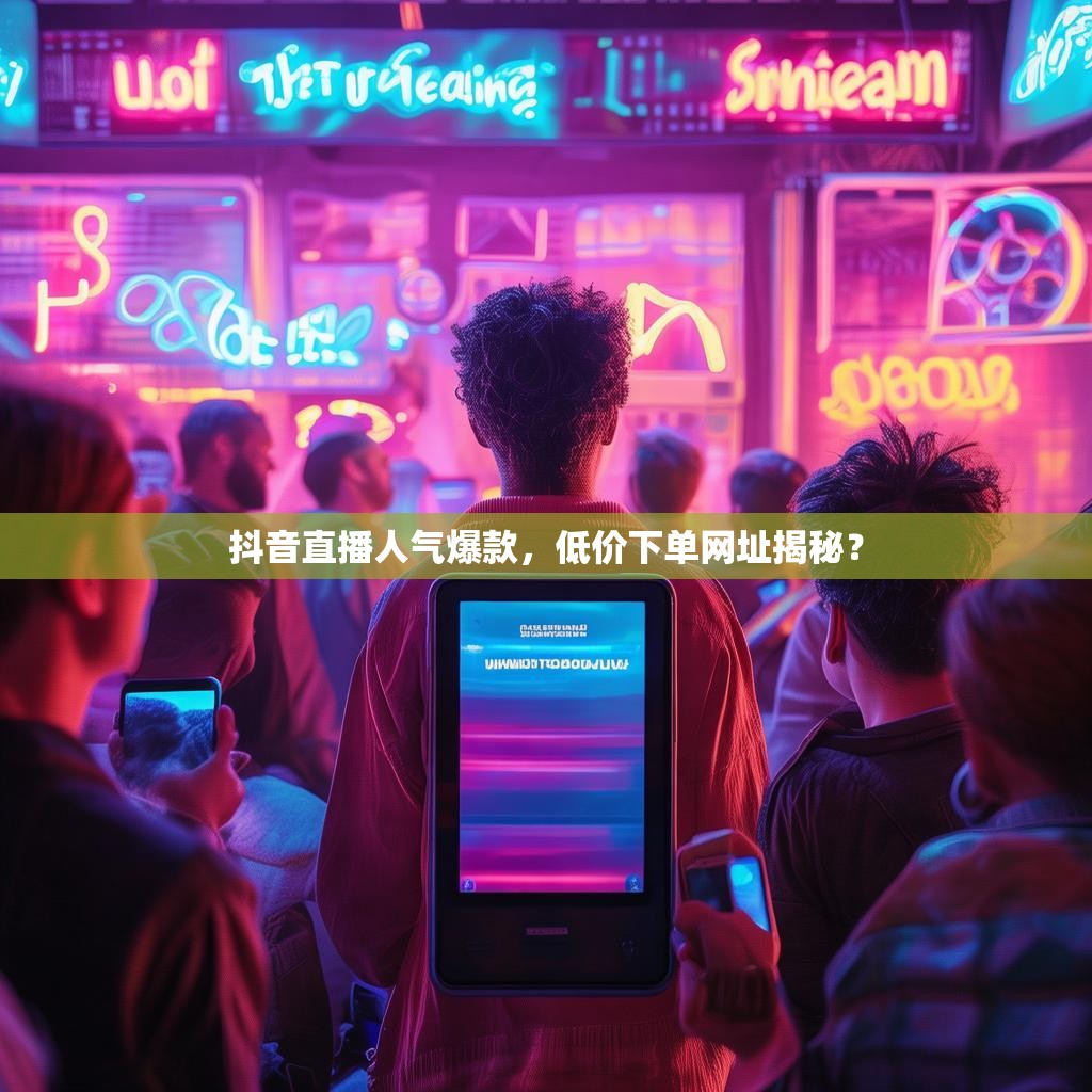 抖音直播人气爆款，低价下单网址揭秘？