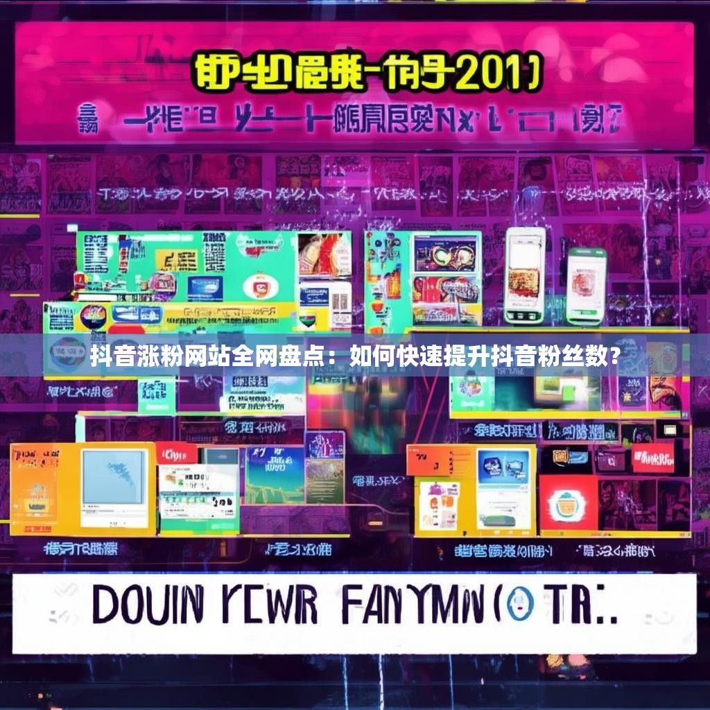 抖音涨粉网站全网盘点：如何快速提升抖音粉丝数？