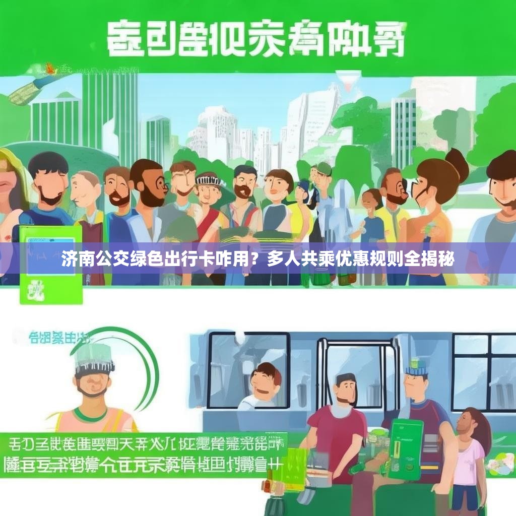 济南公交绿色出行卡咋用？多人共乘优惠规则全揭秘