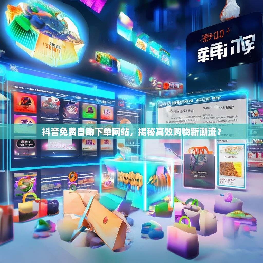 抖音免费自助下单网站，揭秘高效购物新潮流？