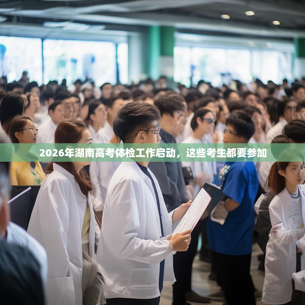 2026年湖南高考体检工作启动，这些考生都要参加