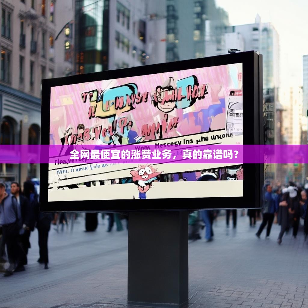 全网最便宜的涨赞业务，真的靠谱吗？