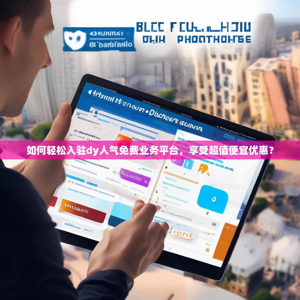 如何轻松入驻dy人气免费业务平台，享受超值便宜优惠？