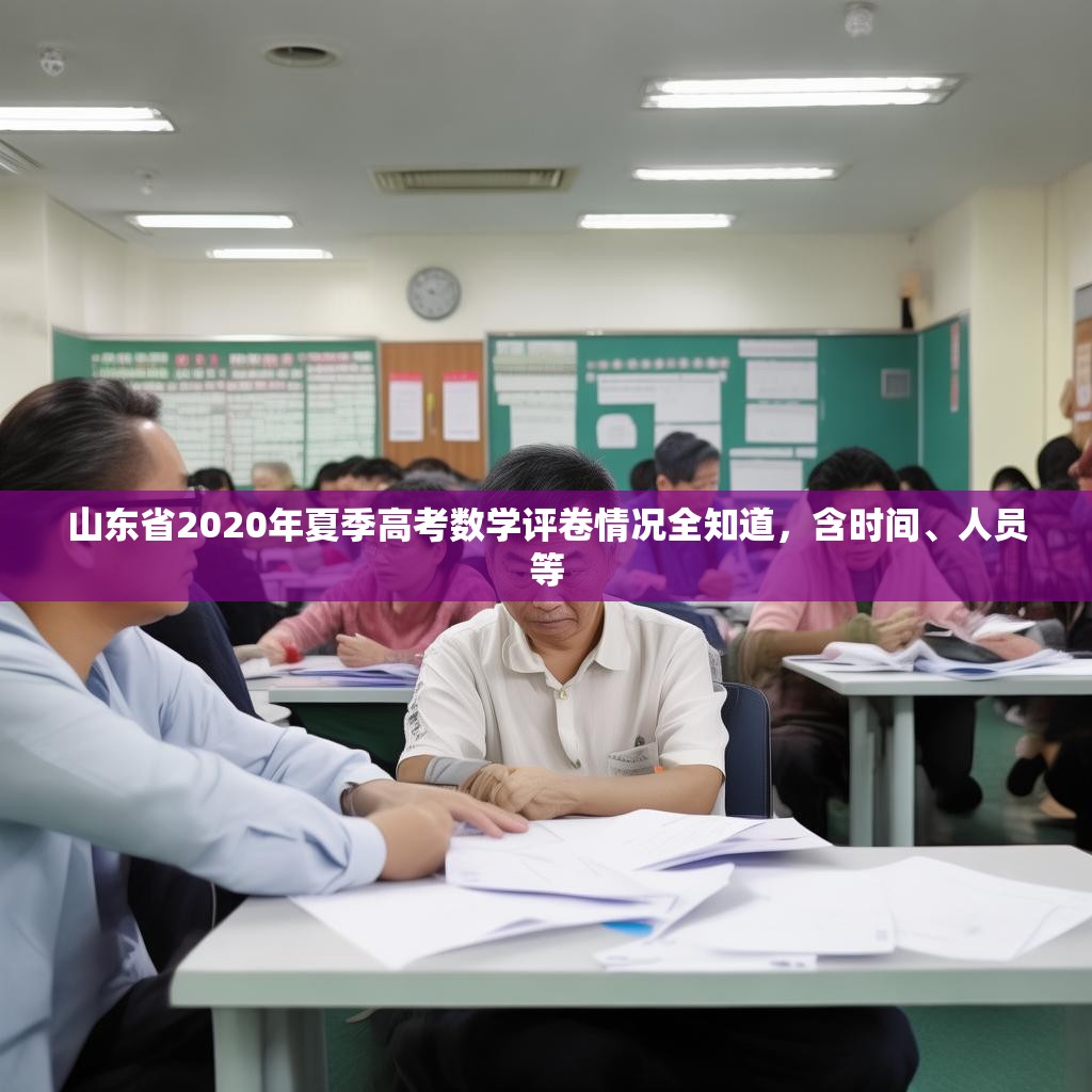山东省2020年夏季高考数学评卷情况全知道，含时间、人员等