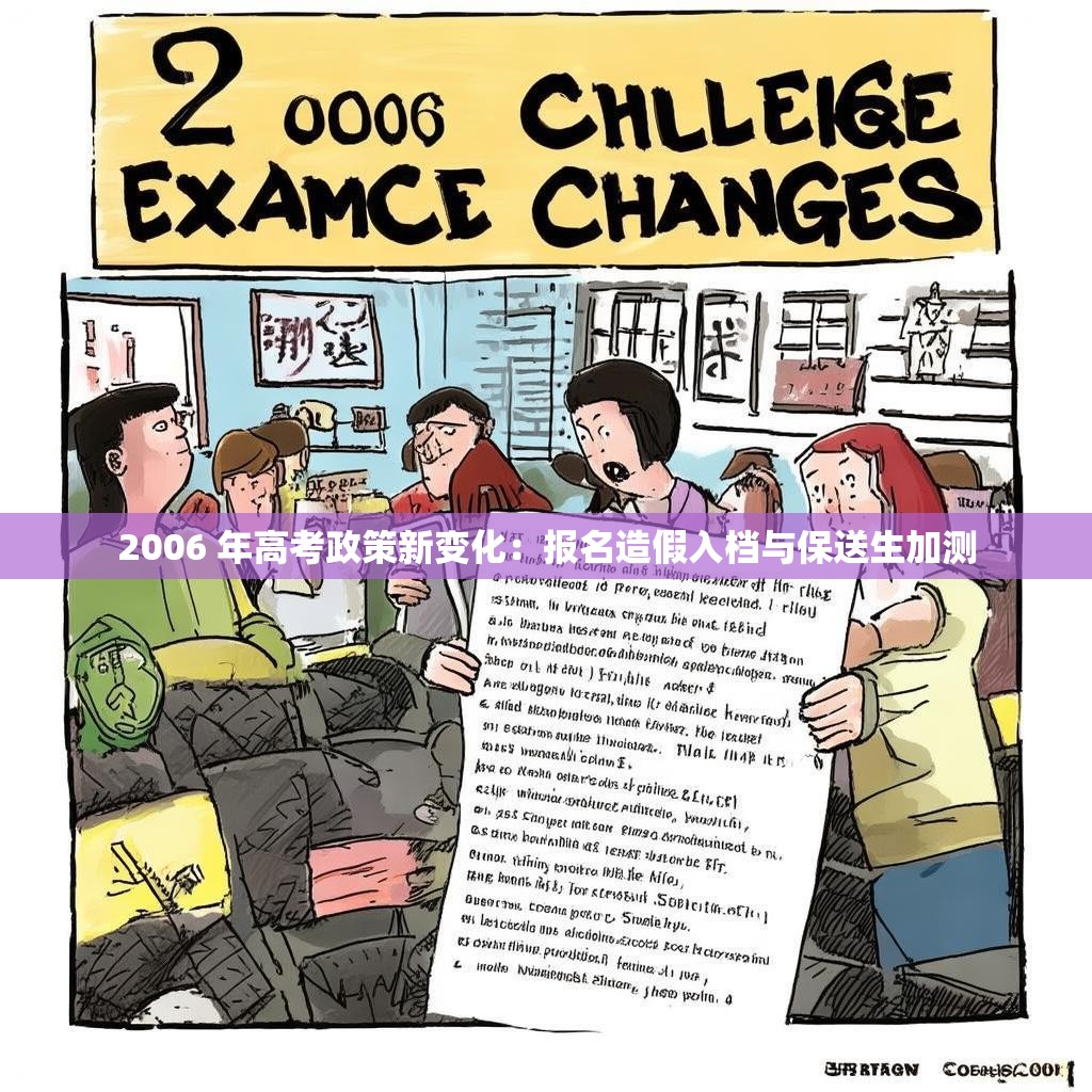 2006 年高考政策新变化:报名造假入档与保送生加测