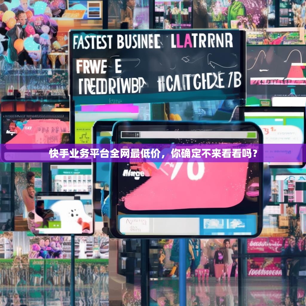 快手业务平台全网最低价，你确定不来看看吗？