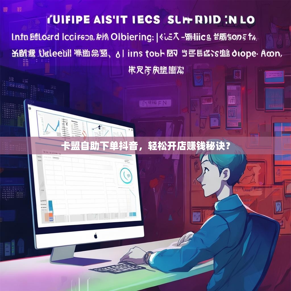 卡盟自助下单抖音，轻松开店赚钱秘诀？