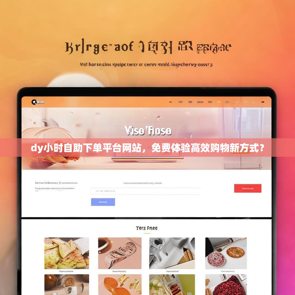 dy小时自助下单平台网站,免费体验高效购物新方式?