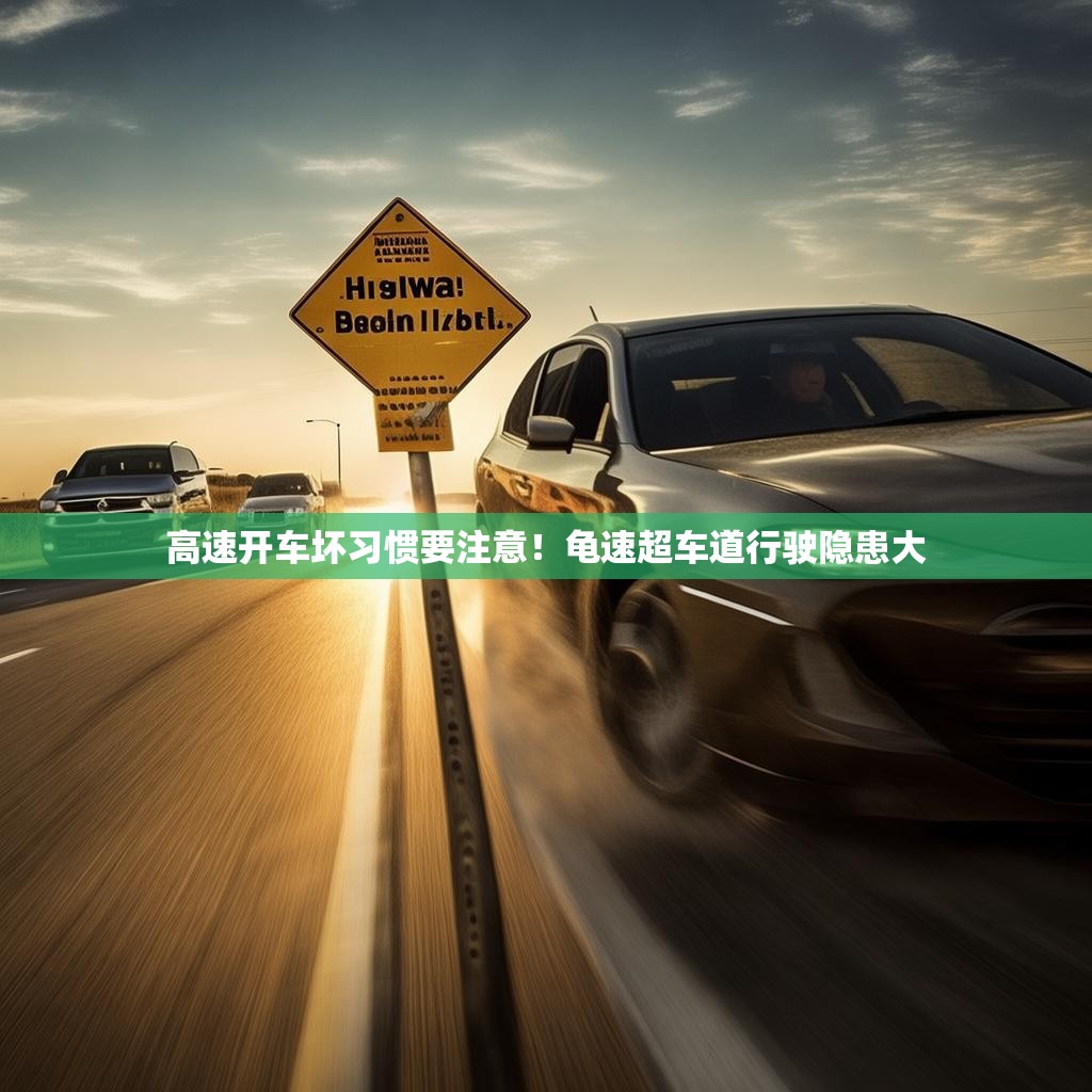 高速开车坏习惯要注意！龟速超车道行驶隐患大