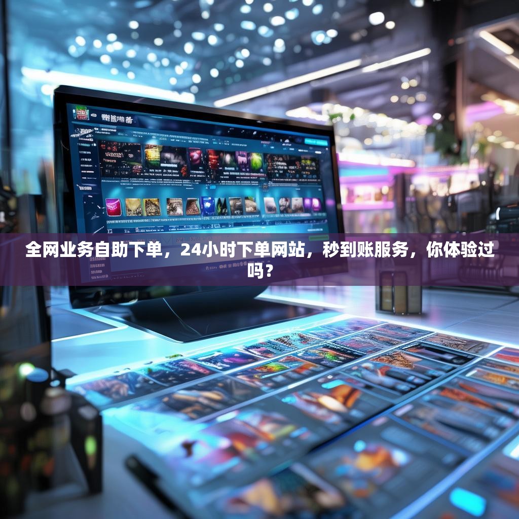 全网业务自助下单，24小时下单网站，秒到账服务，你体验过吗？