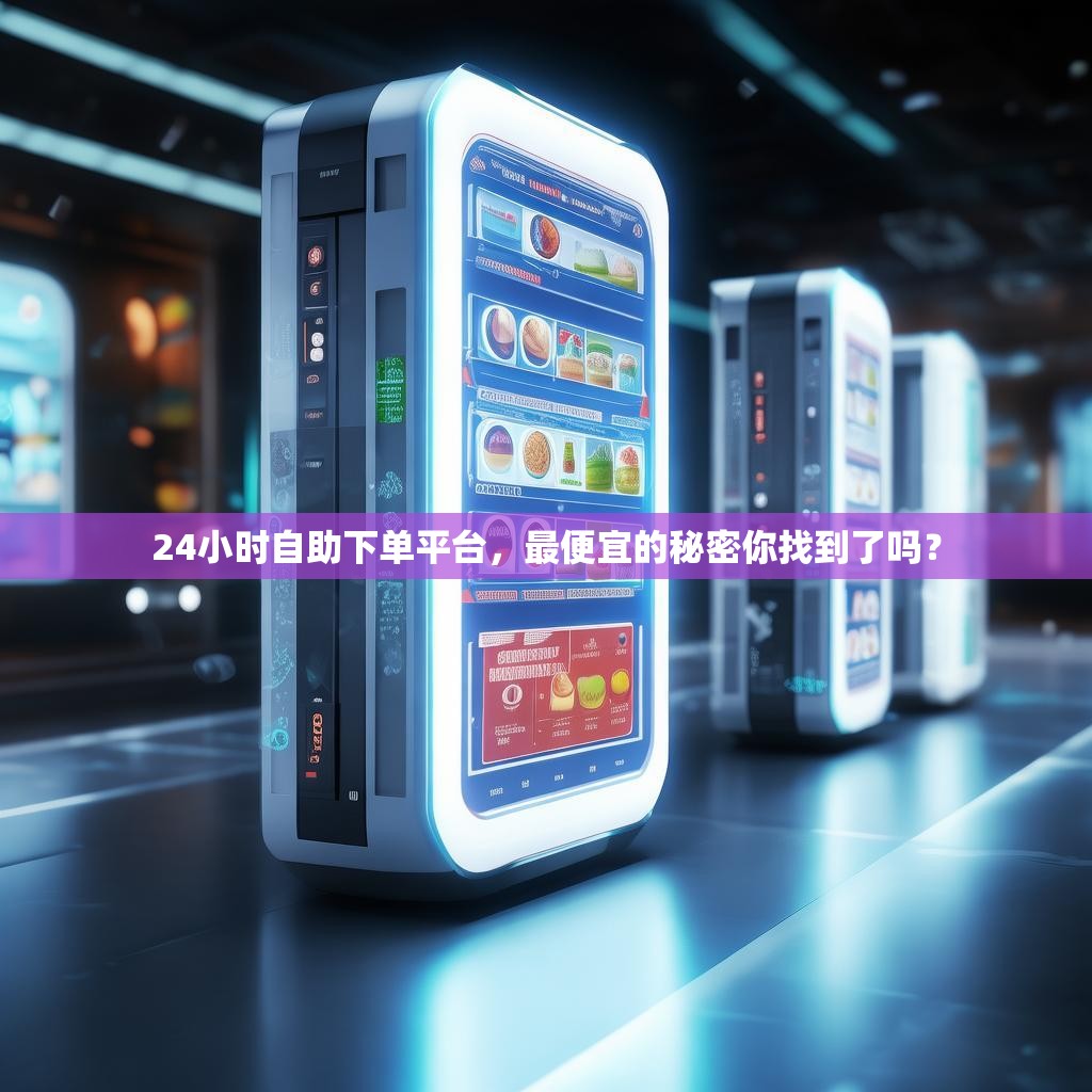 24小时自助下单平台，最便宜的秘密你找到了吗？