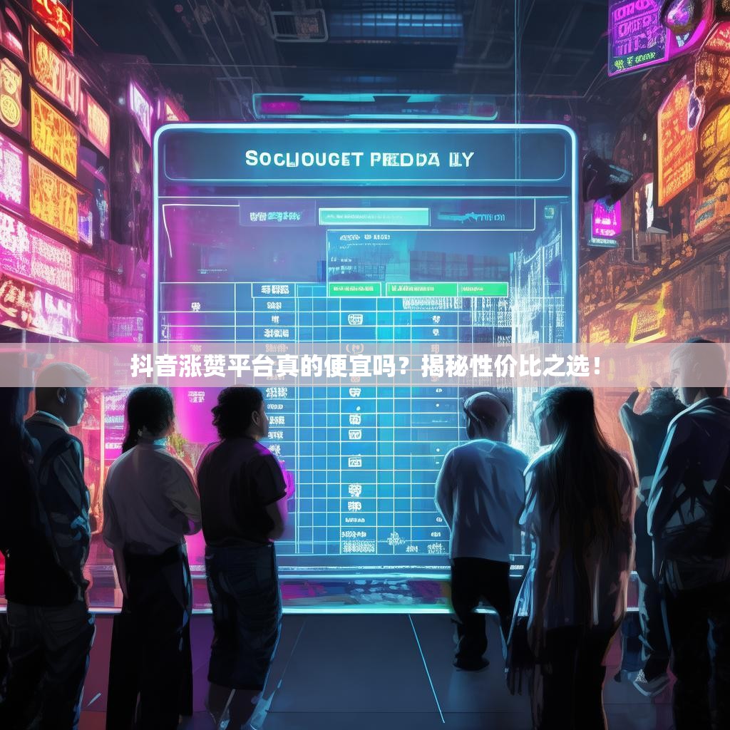 抖音涨赞平台真的便宜吗？揭秘性价比之选！
