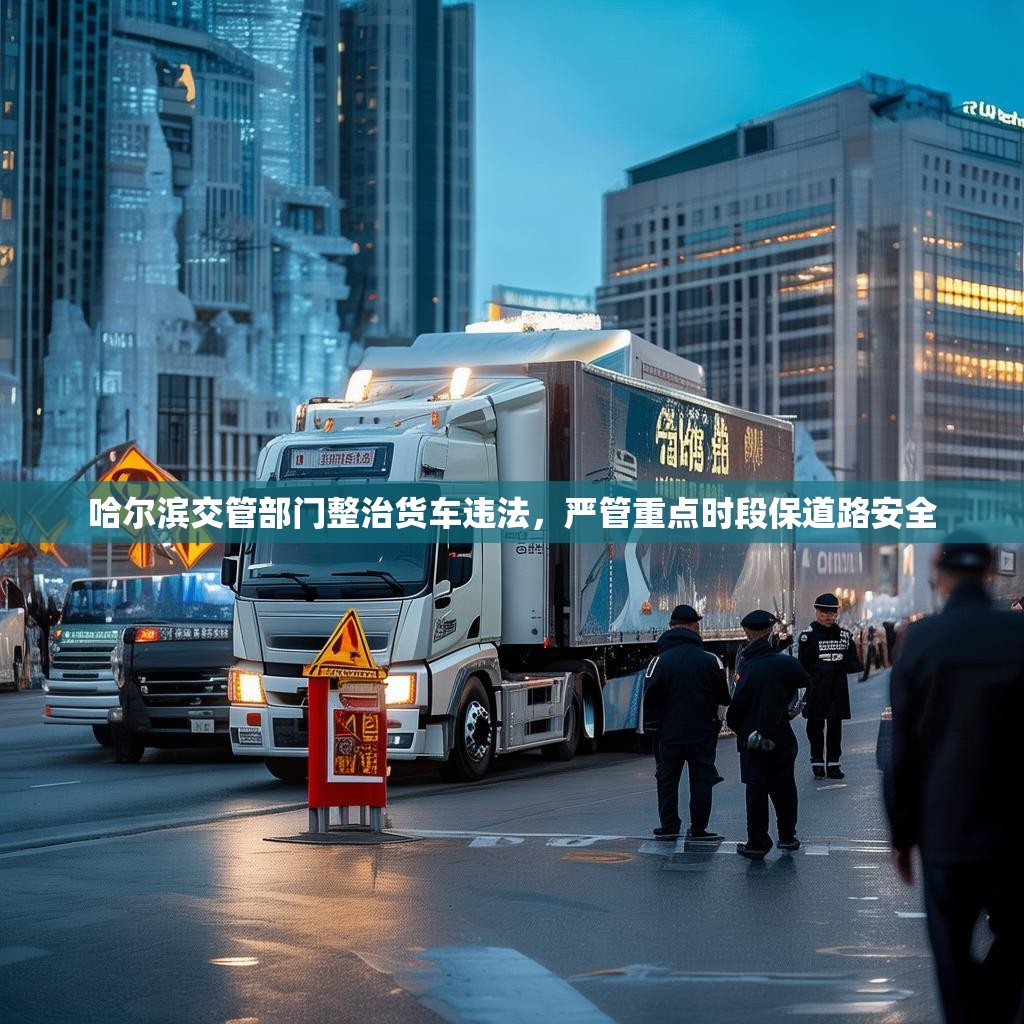 哈尔滨交管部门整治货车违法,严管重点时段保道路安全