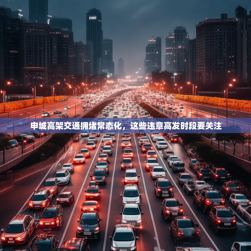 申城高架交通拥堵常态化,这些违章高发时段要关注