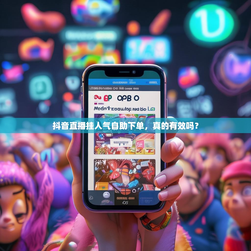 抖音直播挂人气自助下单，真的有效吗？