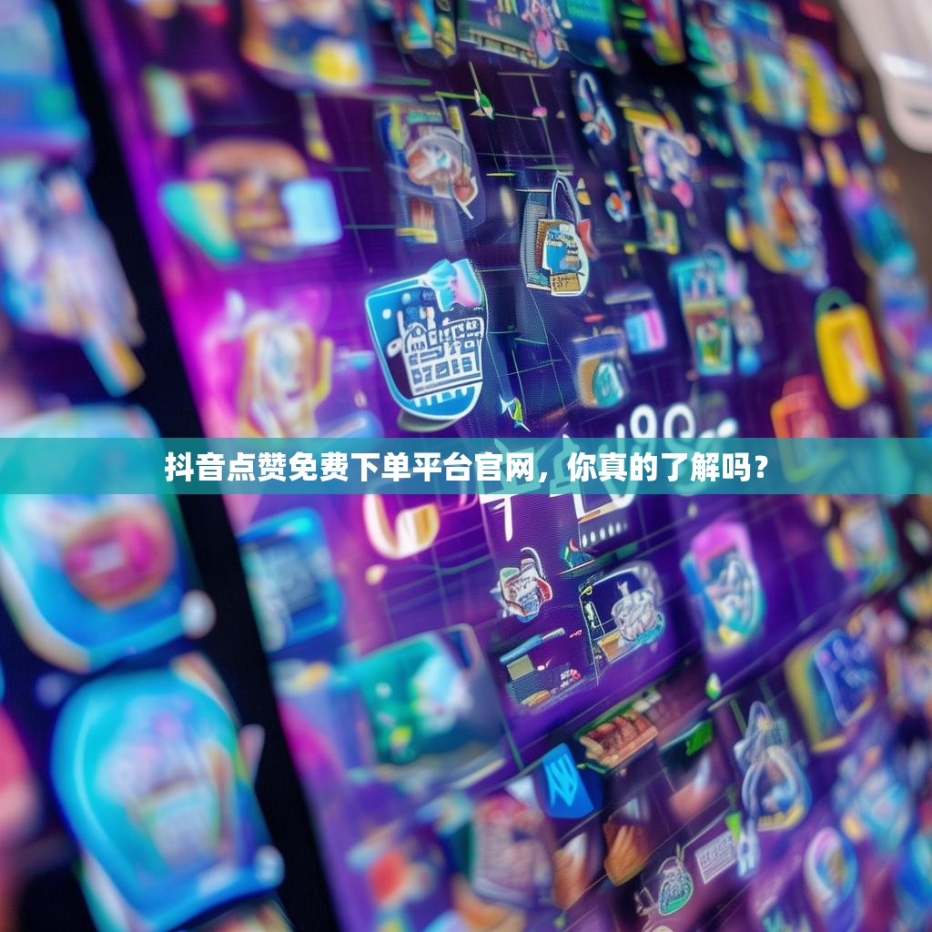 抖音点赞免费下单平台官网，你真的了解吗？