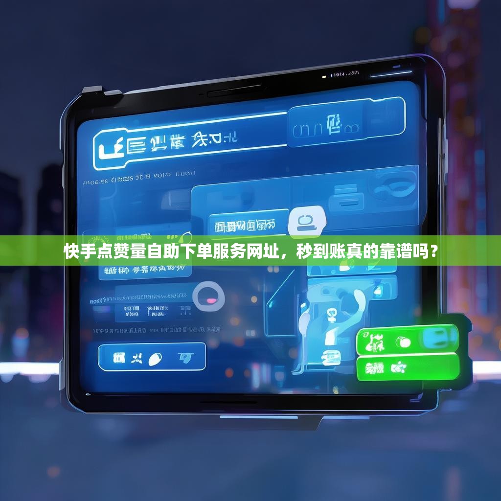 快手点赞量自助下单服务网址，秒到账真的靠谱吗？