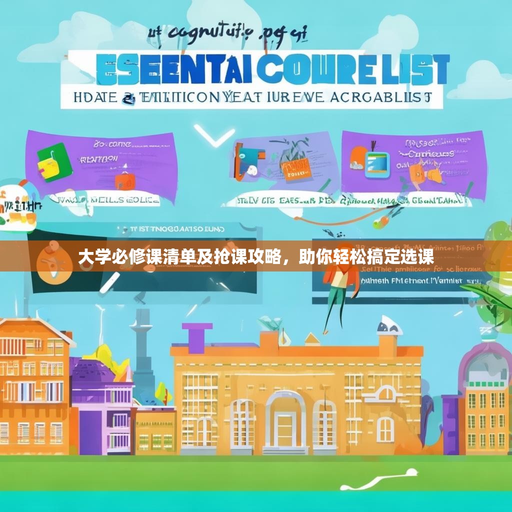 大学必修课清单及抢课攻略，助你轻松搞定选课