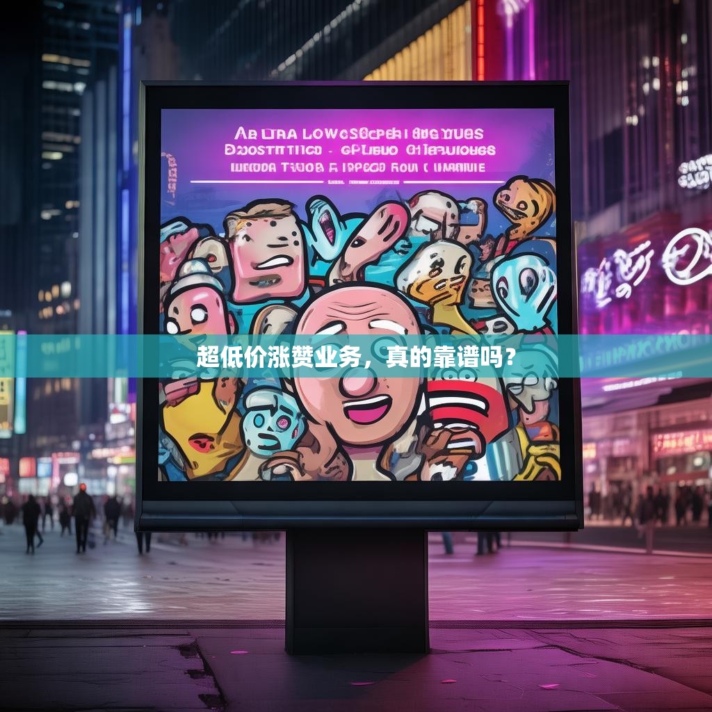 超低价涨赞业务，真的靠谱吗？