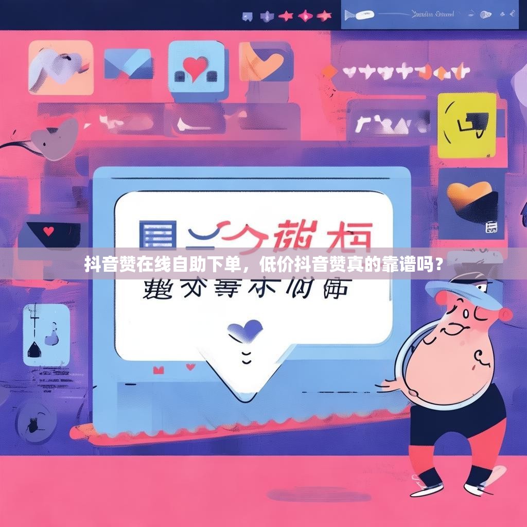 抖音赞在线自助下单，低价抖音赞真的靠谱吗？