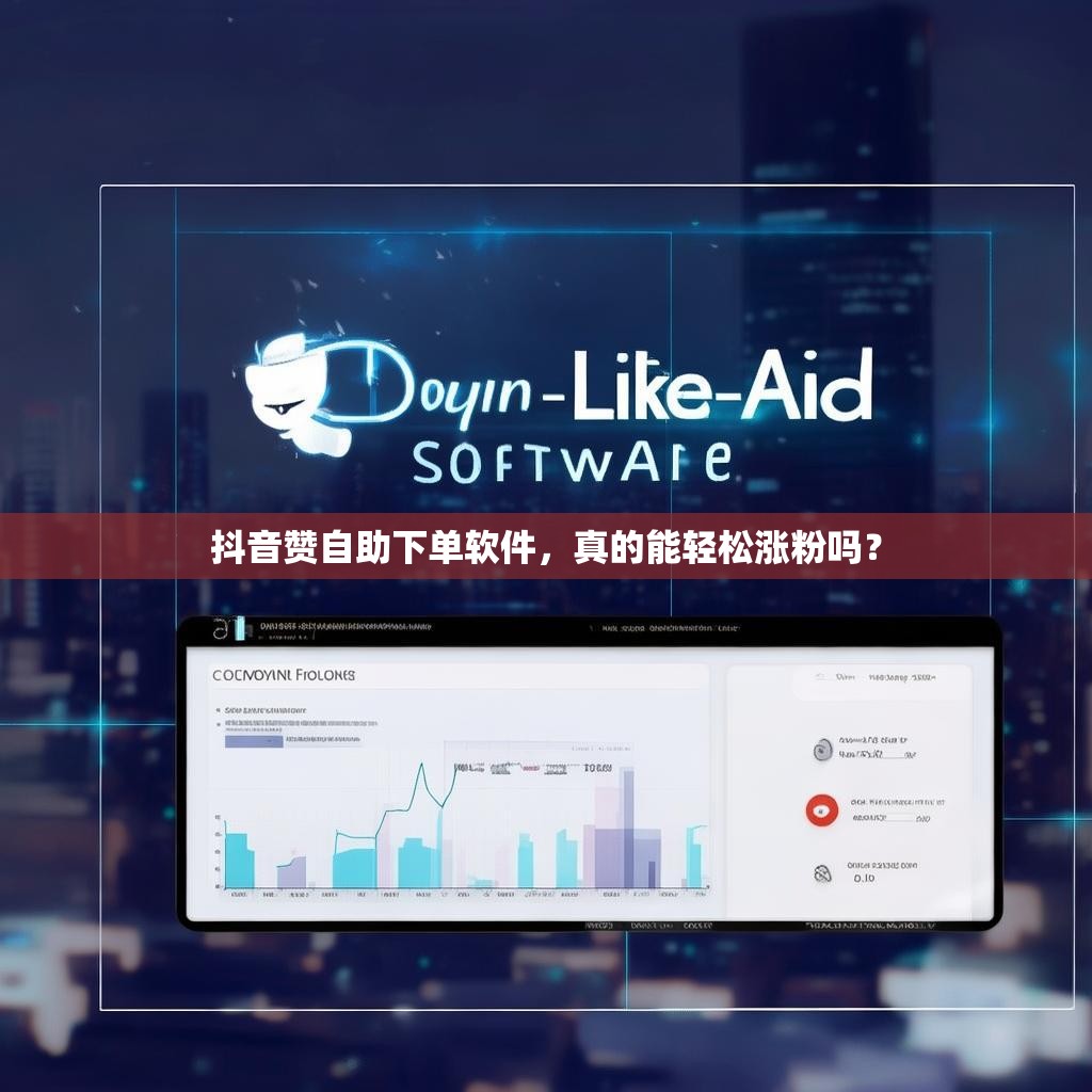 抖音赞自助下单软件,真的能轻松涨粉吗?