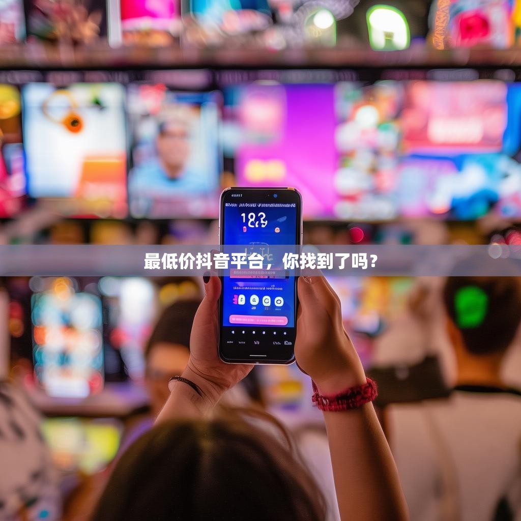 最低价抖音平台，你找到了吗？
