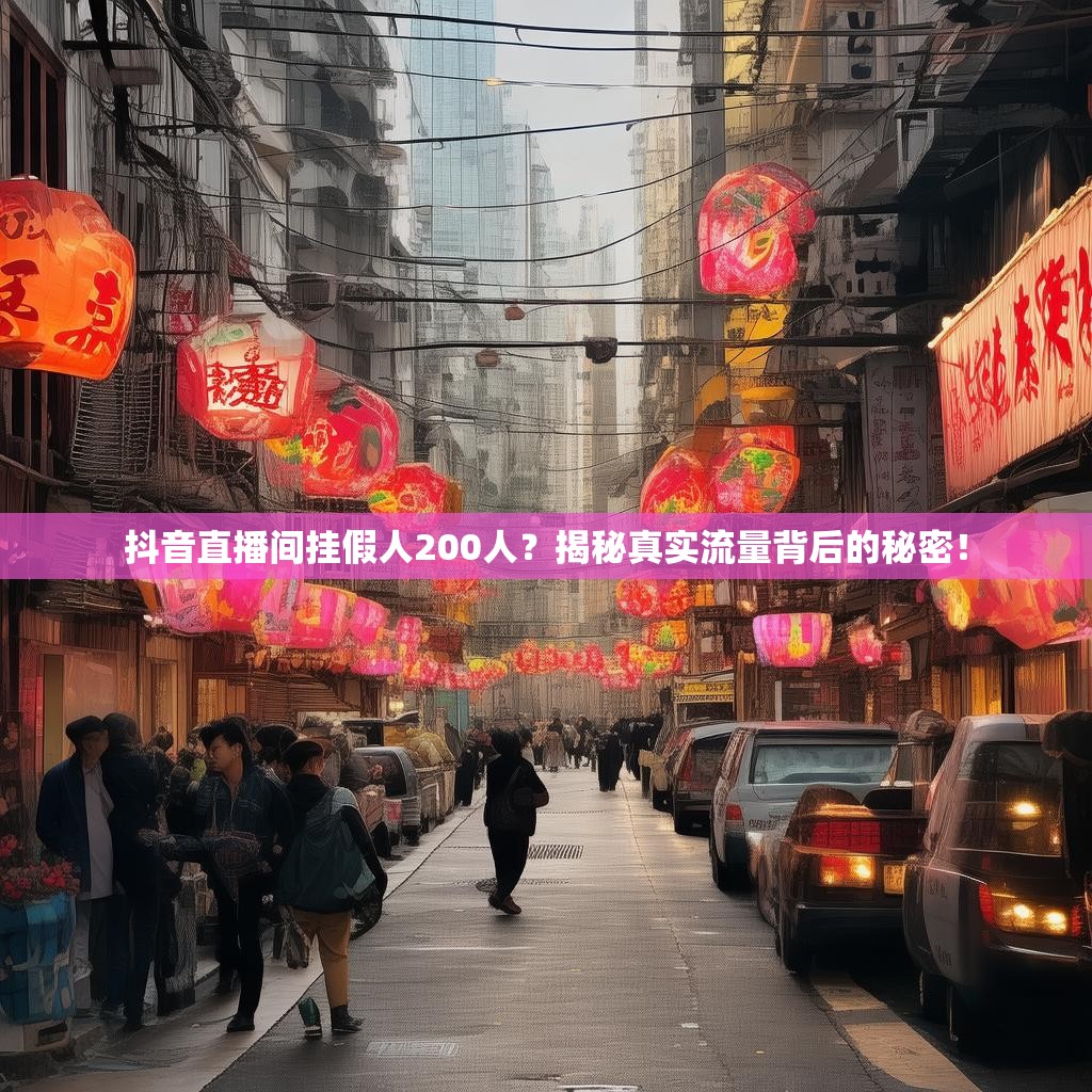 抖音直播间挂假人200人？揭秘真实流量背后的秘密！