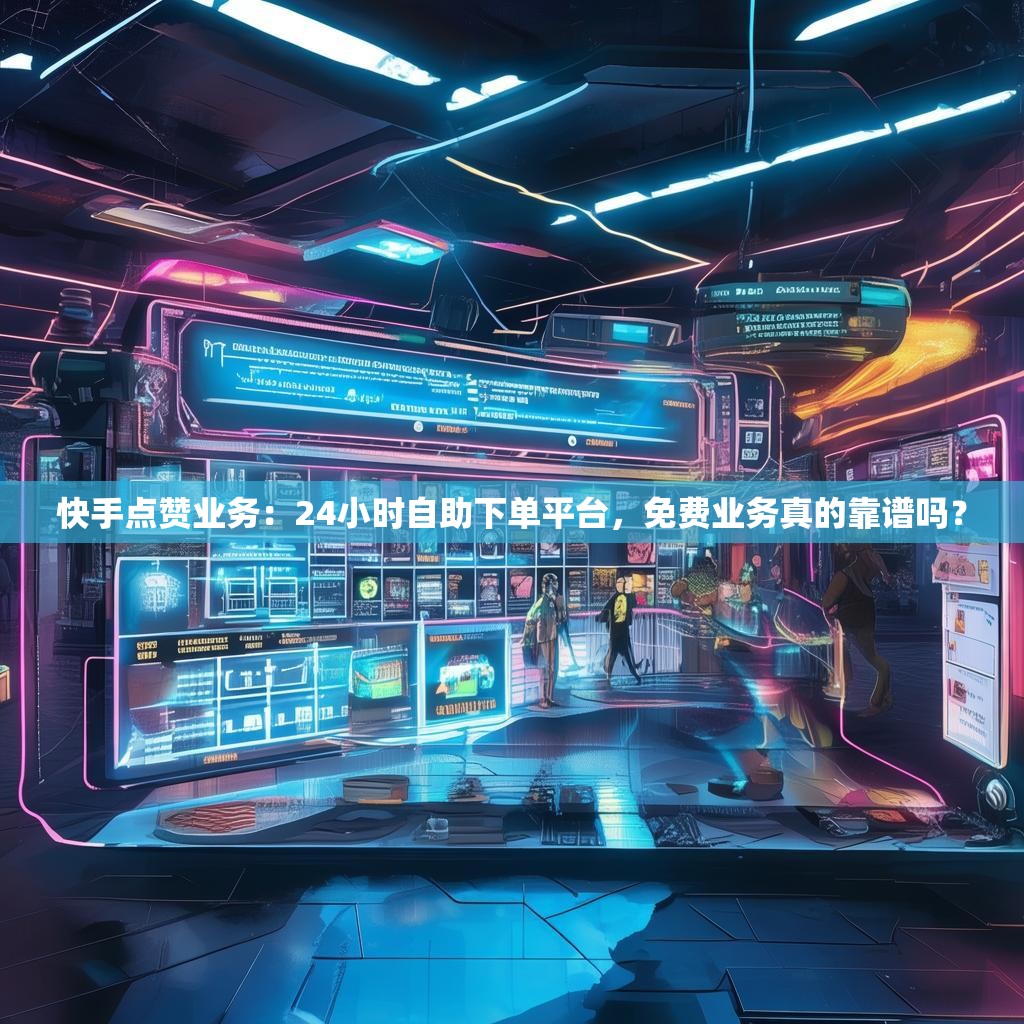 快手点赞业务：24小时自助下单平台，免费业务真的靠谱吗？