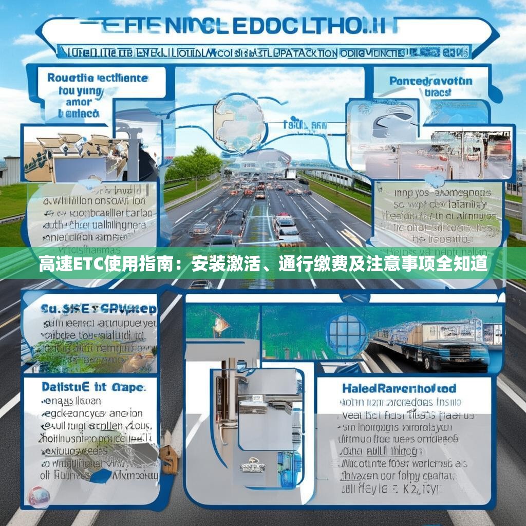 高速ETC使用指南：安装激活、通行缴费及注意事项全知道