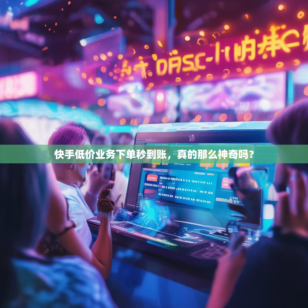 快手低价业务下单秒到账，真的那么神奇吗？
