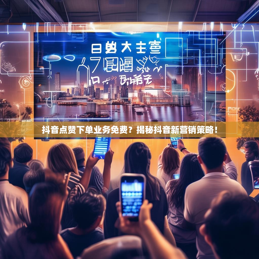 抖音点赞下单业务免费？揭秘抖音新营销策略！