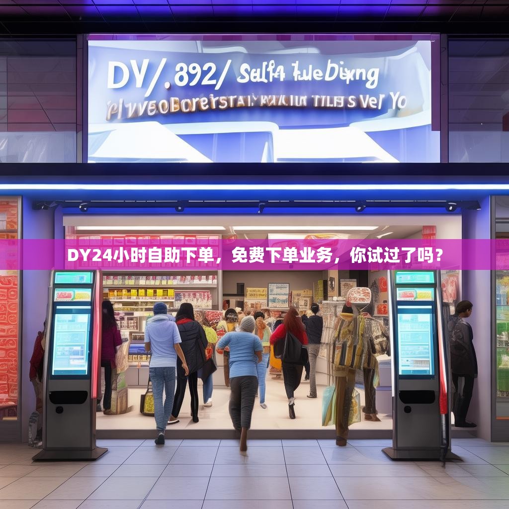 DY24小时自助下单，免费下单业务，你试过了吗？