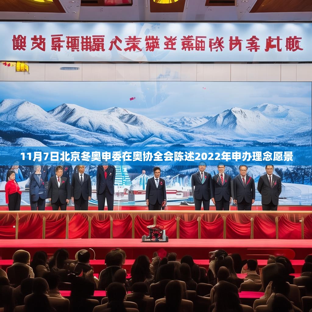 11月7日北京冬奥申委在奥协全会陈述2022年申办理念愿景