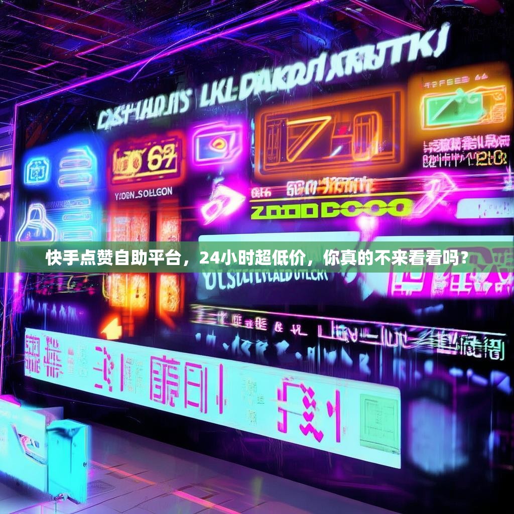 快手点赞自助平台,24小时超低价,你真的不来看看吗?